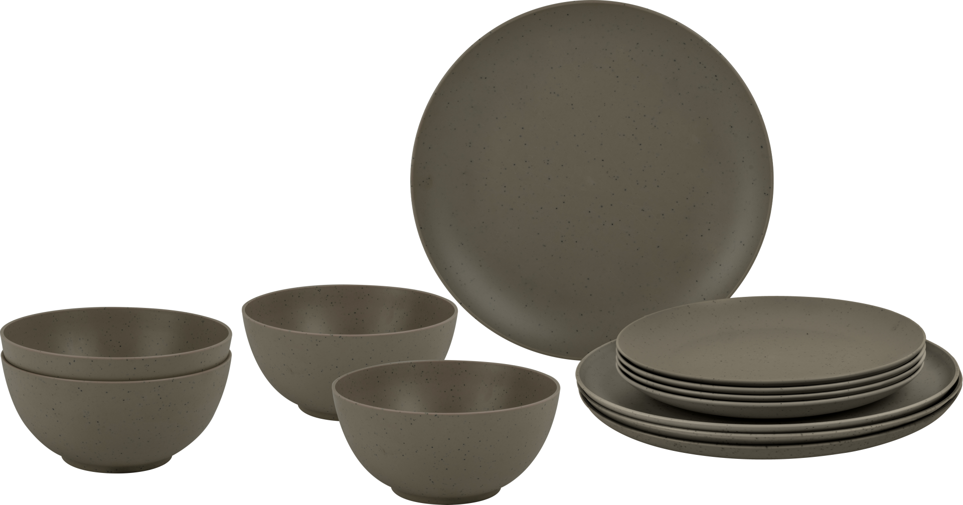 BRUNNER® Midday PLA Tierra Cocoa Geschirr-Set Tierra Cocoa