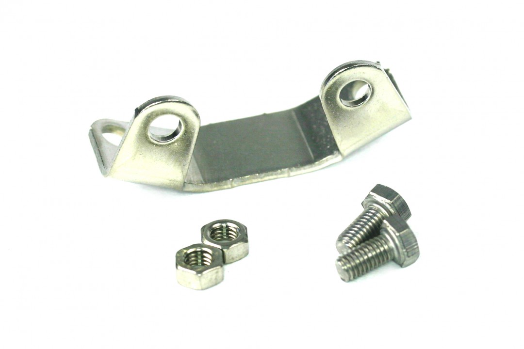 DREHMEISTER Stainless steel metal bracket for mini fuel tank incl. mounting material