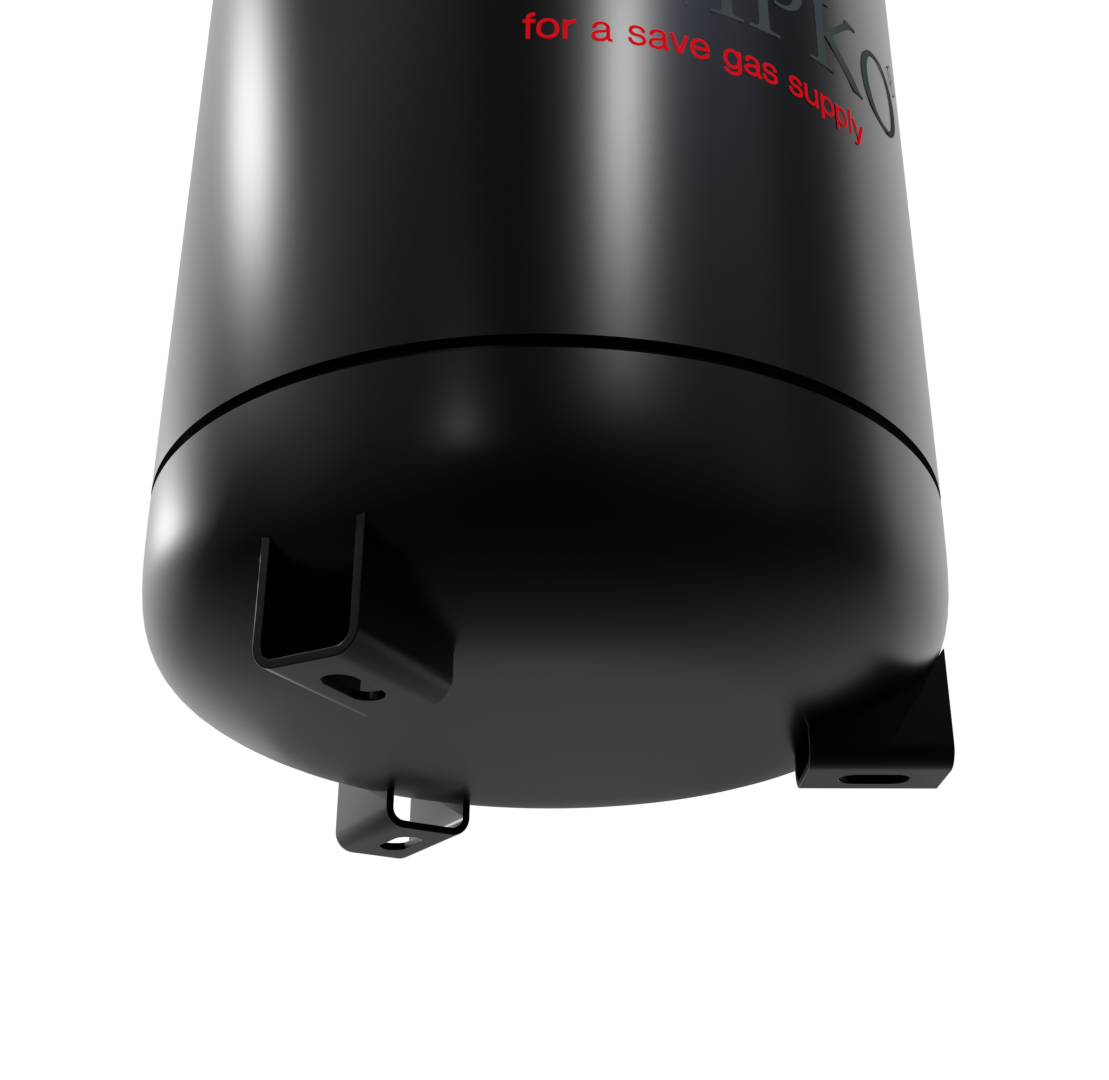 CAMPKO Gastankflasche 15-36 Liter mit 80% Multiventil