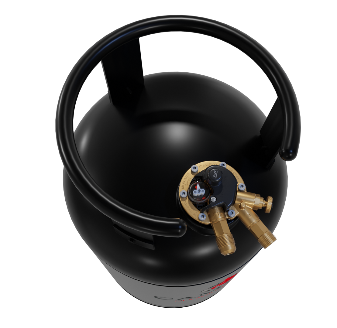 CAMPKO Gastankflasche 15-36 Liter mit 80% Multiventil