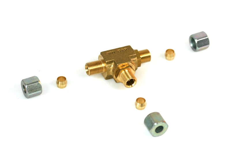 BRC T-Stück mit Rückschlagventil 8mm