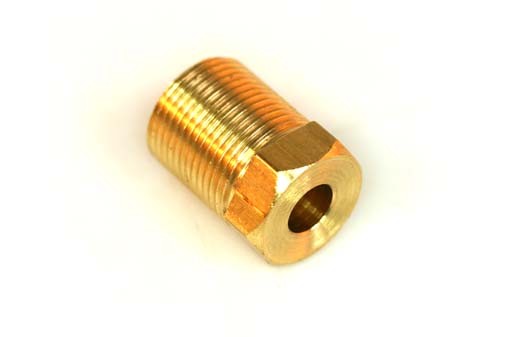 Screw-in connector (brass) M14x1 D. 8 mm L. 20 mm