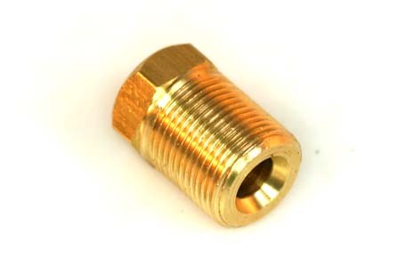 Screw-in connector (brass) M14x1 D. 8 mm L. 20 mm