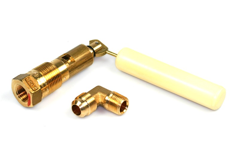 Füllstopventil 80% für zylinderischen 4-Loch Tank 52°