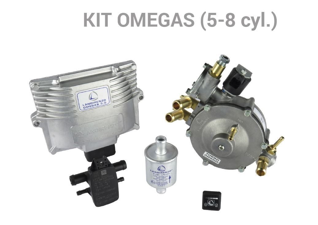 Landi Renzo LPG Gasanlage Omegas 3.0 Li10M 200KW - 5/6/8 Zylinder