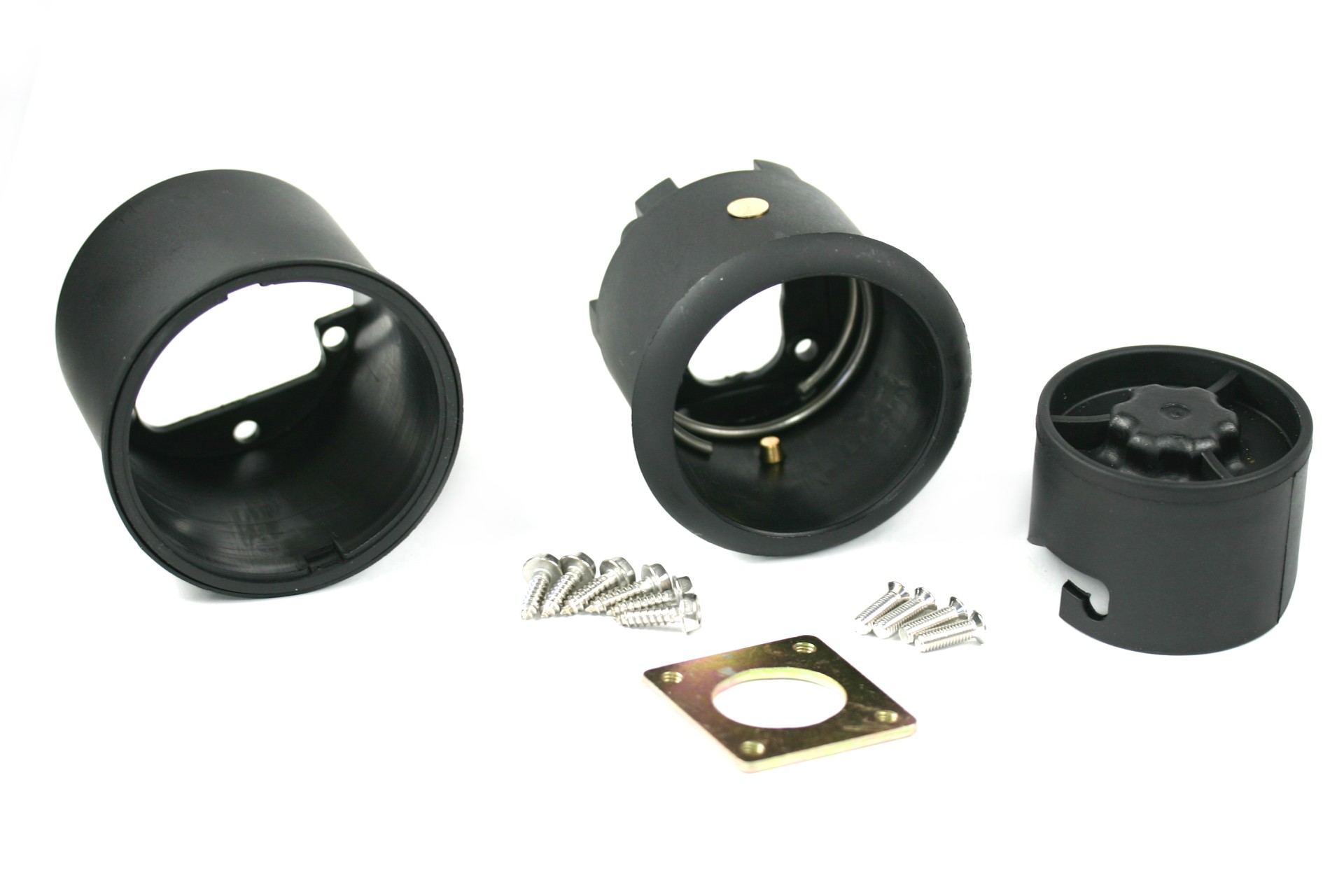 Filling point housing for external ACME or DISH refuelling