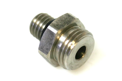 DREHMEISTER Adaptador de acero inoxidable M16x1,5 a M10x1,5 con junta tórica para adaptador GPL