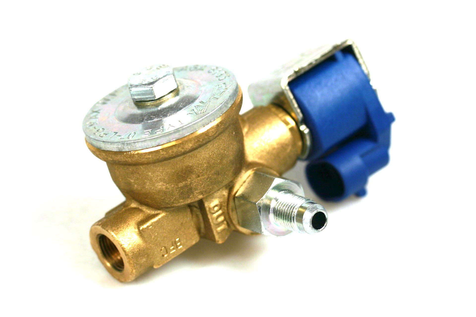 Valtek válvula de cierre tipo 07 / entrada M10x1 (6 mm), salida M10x1 + AMP