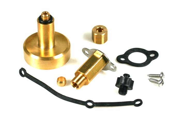 Mini filling point M10 + DISH short brass filling point adapter