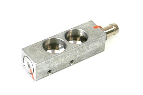 BRC injector rail 2 cylinders for MY09 injectors, without pressure sensor connection