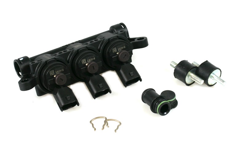 Landi Renzo GIRS12 injector rail 3 cyl. XXS (brown)