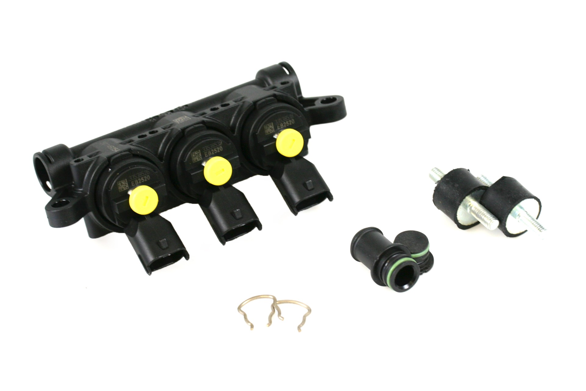 Landi Renzo GIRS12 injector rail 3 cyl. XS (yellow)