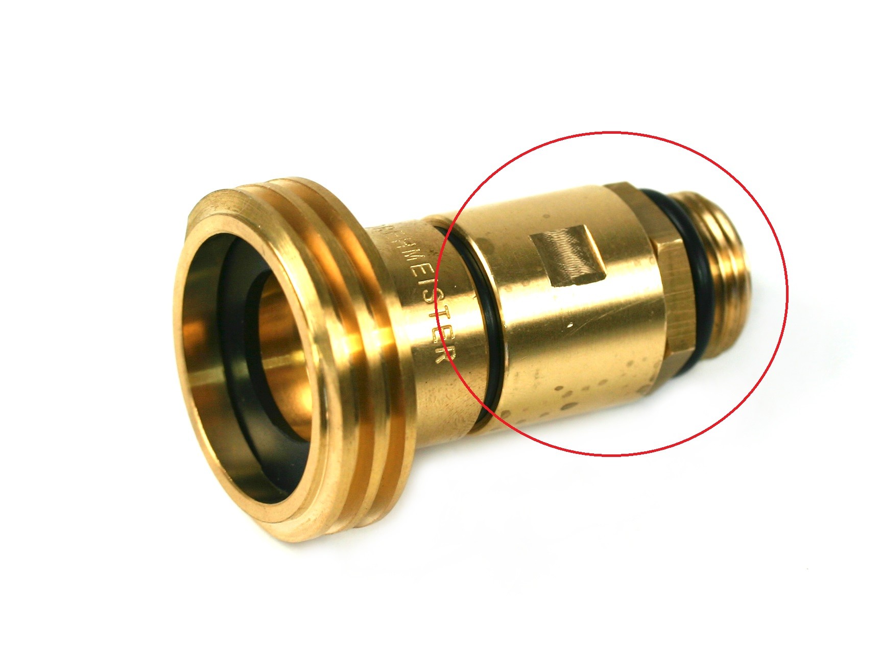 DREHMEISTER Accesorio para filtro sinterizado para adaptador GPL W21,8x1/14 a W21,8x1/14