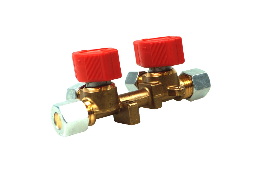 GOK twoway-valve 8 mm outlet 8 mm