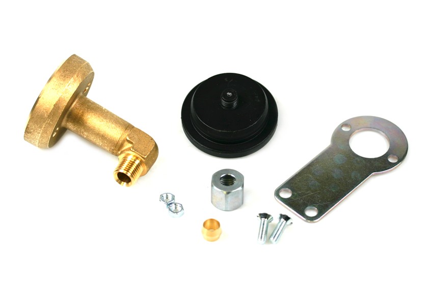 BRC DISH filling point 90° 8 mm with filler cap