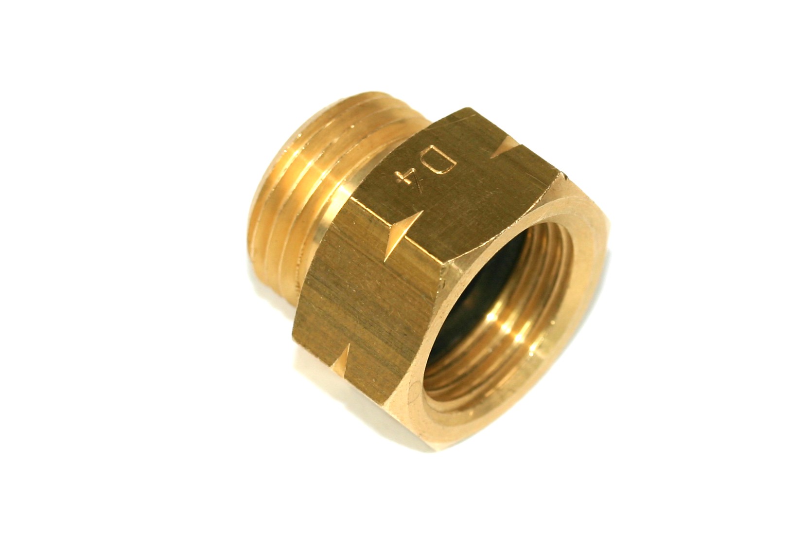 DREHMEISTER Gas Befüllstutzen D4 (KLF W21,8x1/14 LH)