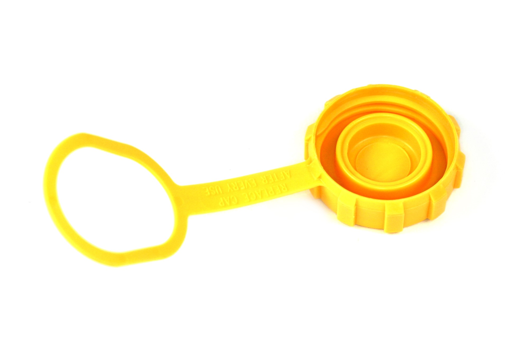 LPG Tankdeckel für ACME Füllventil mit Verbindung, gelb