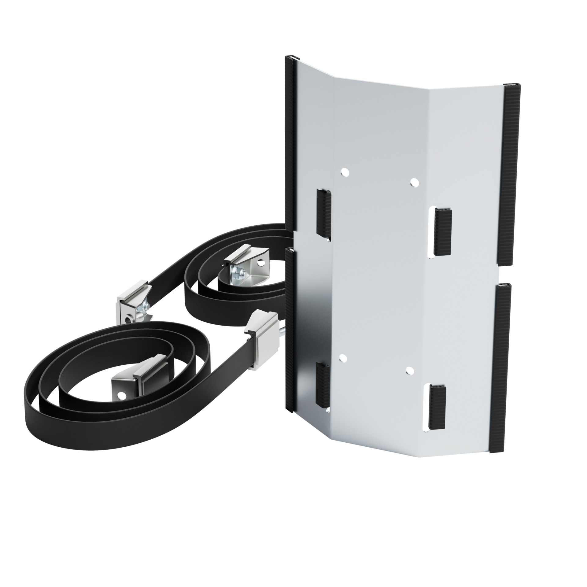 CAMPKO gas bottle holder set for Ø 300mm gas bottles incl. 2x tension band + 2x turnbuckle (stainless steel)