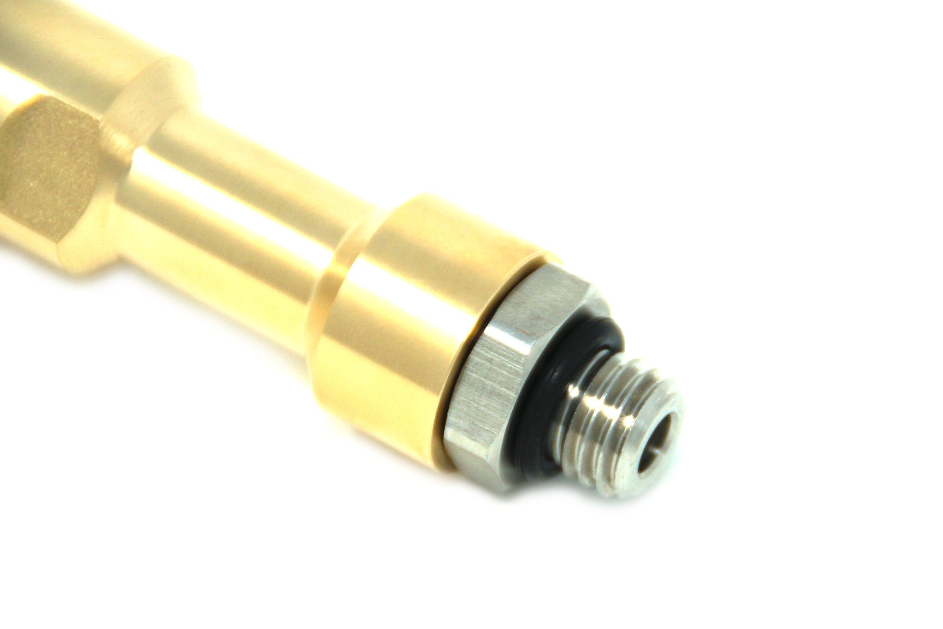 DREHMEISTER Euronozzle LPG adapter M12 with stainless steel connection, long