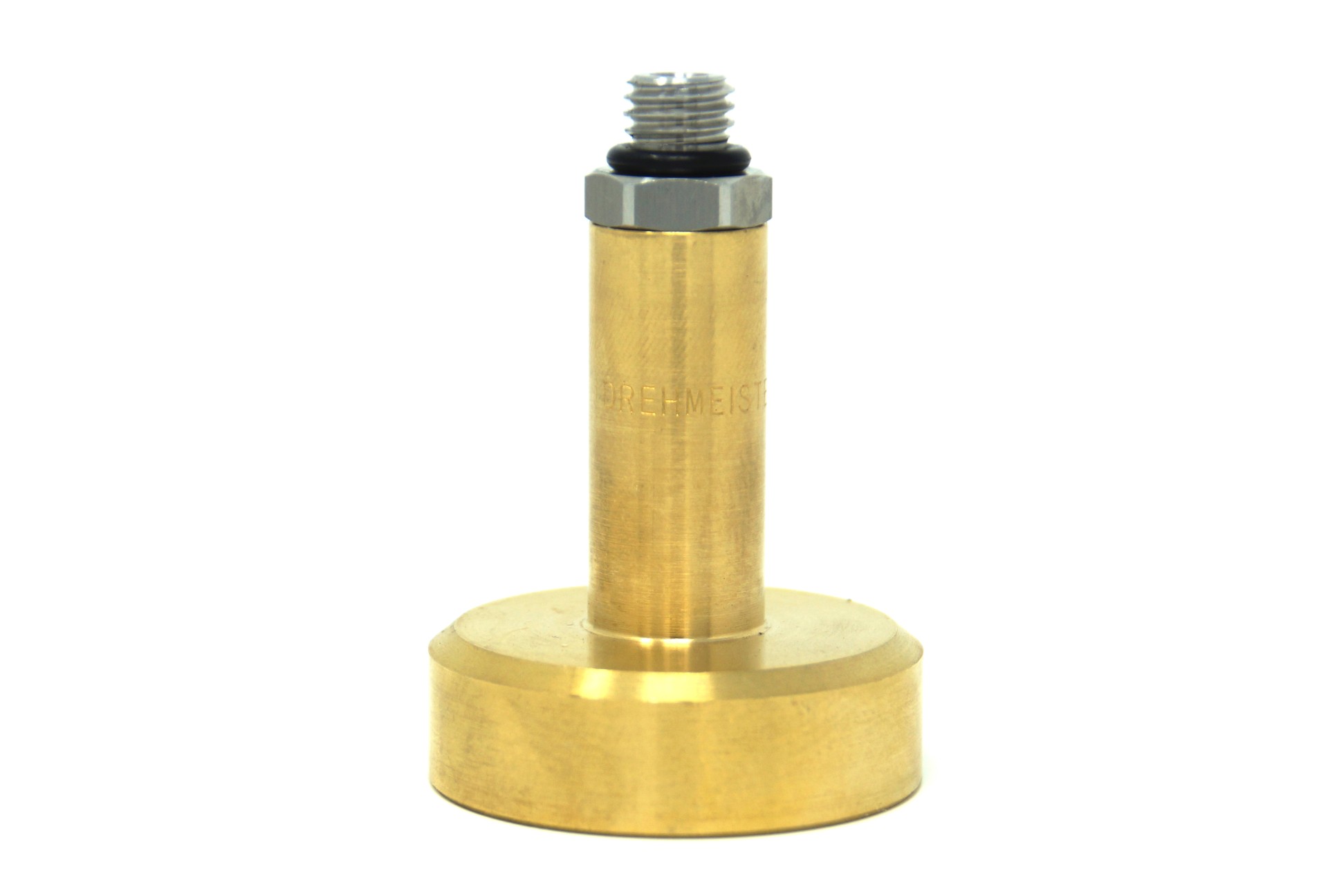 DREHMEISTER DISH LPG adapter M12 brass with stainless steel connection, L=67 mm