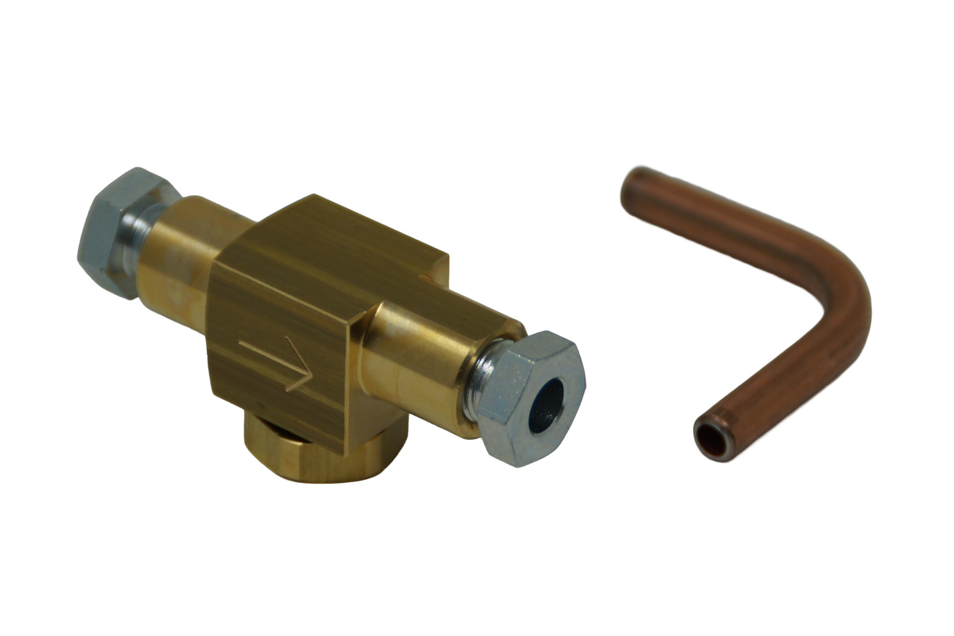 Tomasetto Kit para válvula de cierre externa situada antes del vaporizador (2 x 6 mm de cobre)