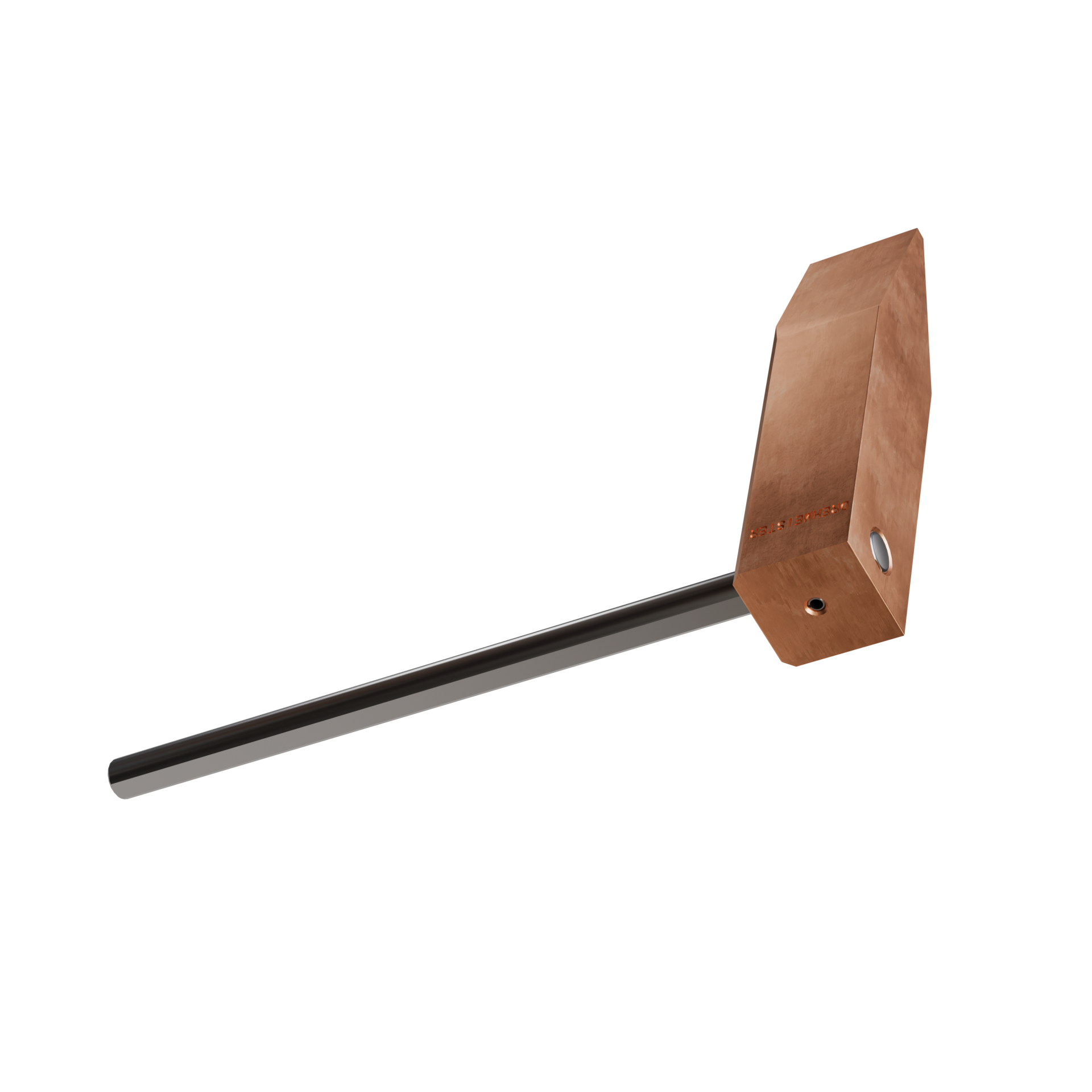 DREHMEISTER Punta de soldador de cobre de 250 g para soldar cobre, soldadura blanda