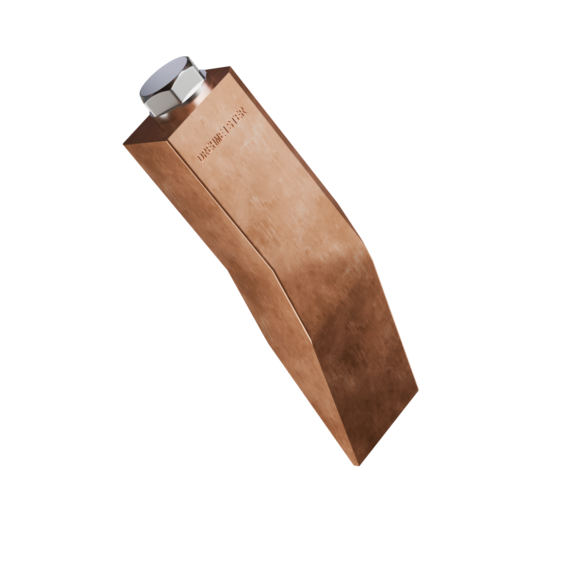 DREHMEISTER Punta de soldador de cobre de 350 g para soldar cobre, soldadura blanda