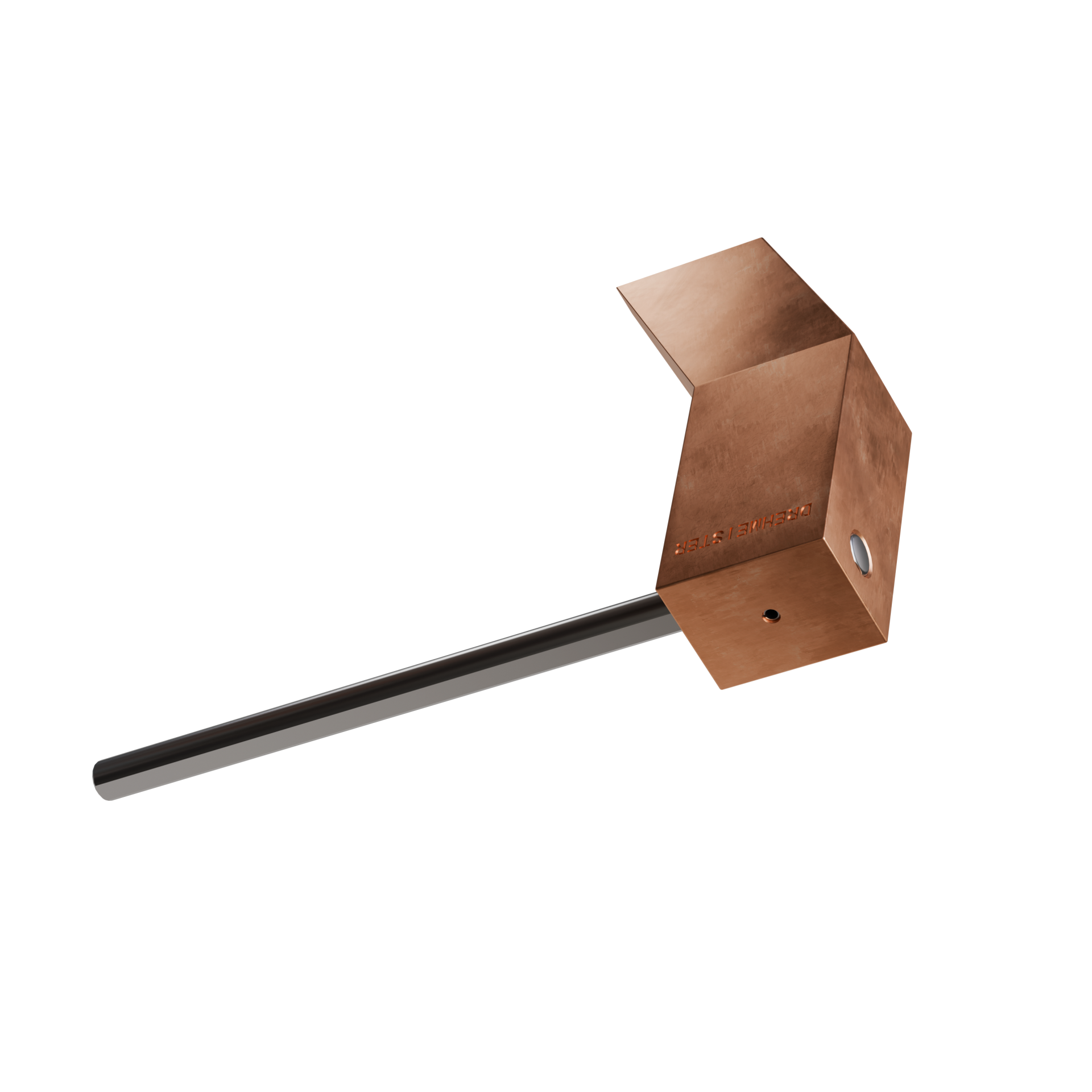 DREHMEISTER Punta de soldador de cobre de 450 g para soldar cobre, soldadura blanda