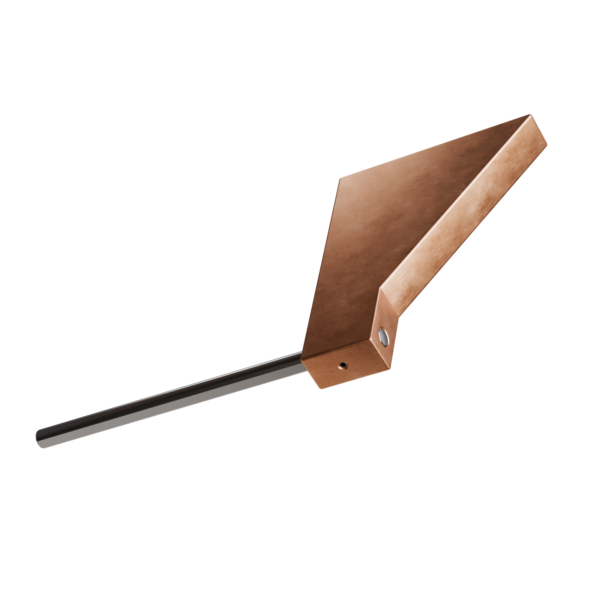 DREHMEISTER Punta de soldador de cobre de 700 g para soldar cobre, soldadura blanda