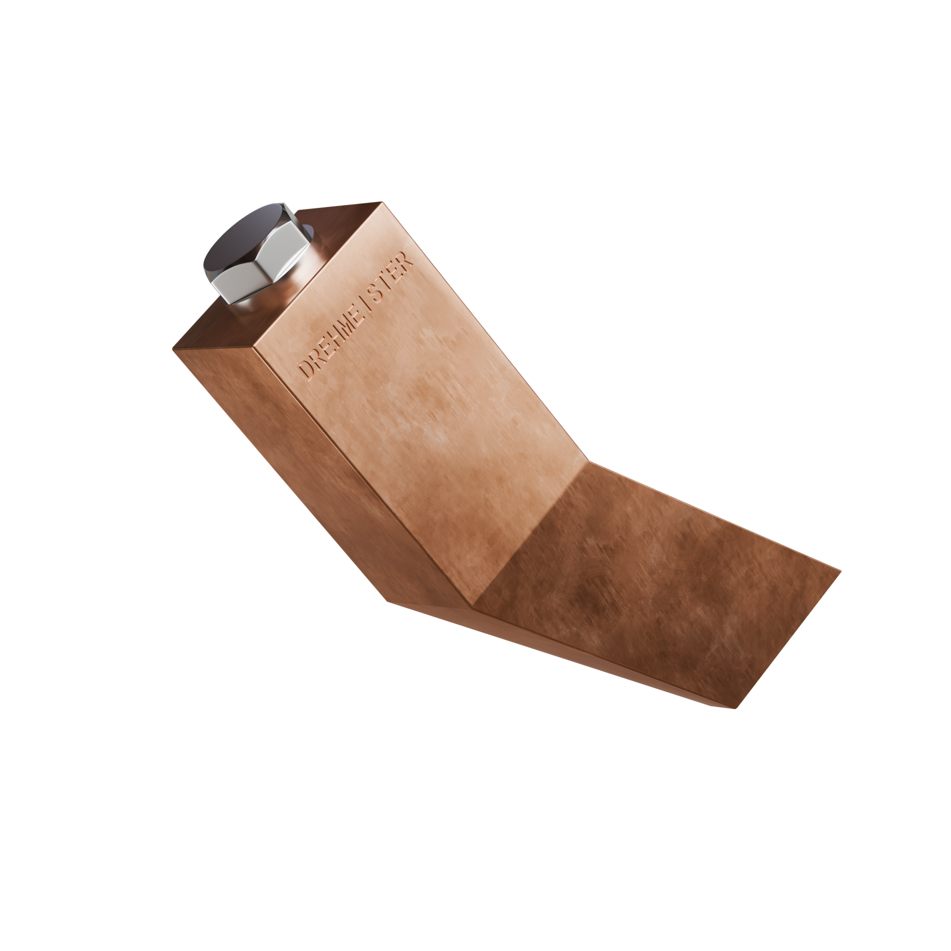 DREHMEISTER Punta de soldador de cobre de 350 g para soldar cobre, soldadura blanda