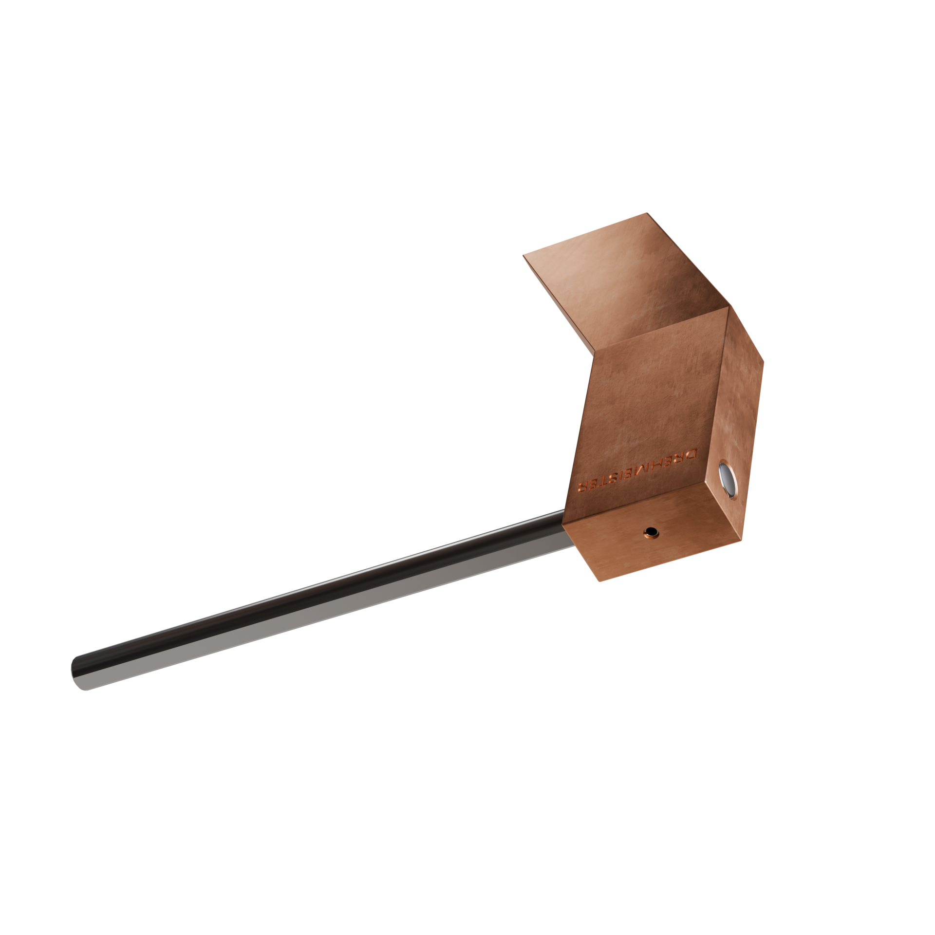 DREHMEISTER Punta de soldador de cobre de 450 g para soldar cobre, soldadura blanda