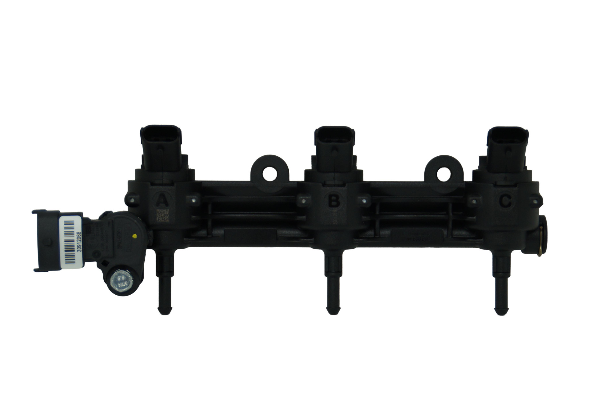 Landi Renzo GIRS12 OEM 3 Zylinder Injektor Rail inkl. Wasseranschluss (Renault, Dacia 1.0ccm)