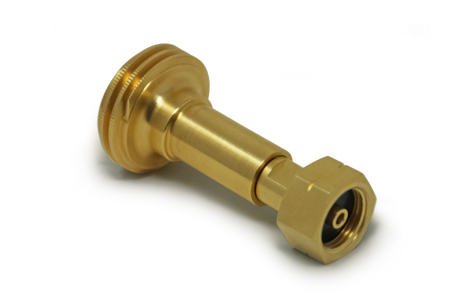 DREHMEISTER ACME Gasflaschen Adapter Campinggas Adapter W21,8x1/14 LH (G.5) - 92mm