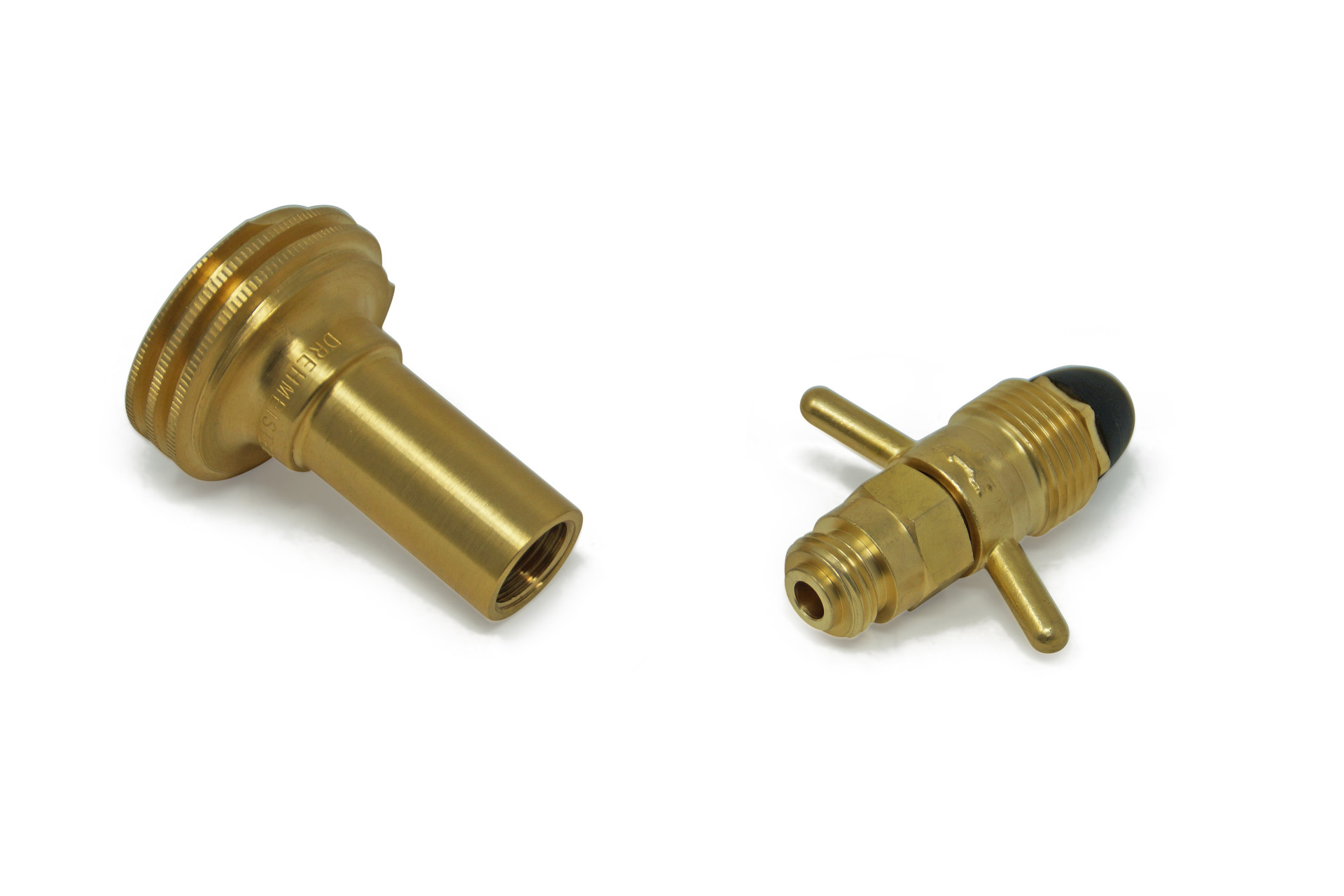 DREHMEISTER ACME gas cylinder adapter camping gas adapter 0.880-14 NGO LH (G.10) - 116 mm