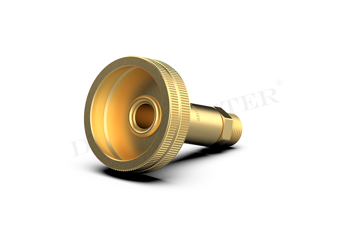 DREHMEISTER DISH LPG adapter with 3/8 NPT thread - filling valve 4-hole tank
