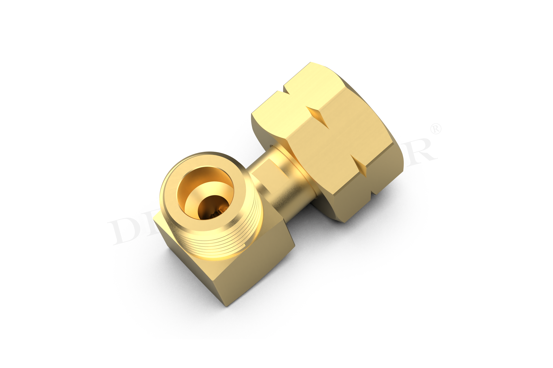 DREHMEISTER Winkelstück Anschlussgewinde G.5 = W21.8 x 1/14 LH