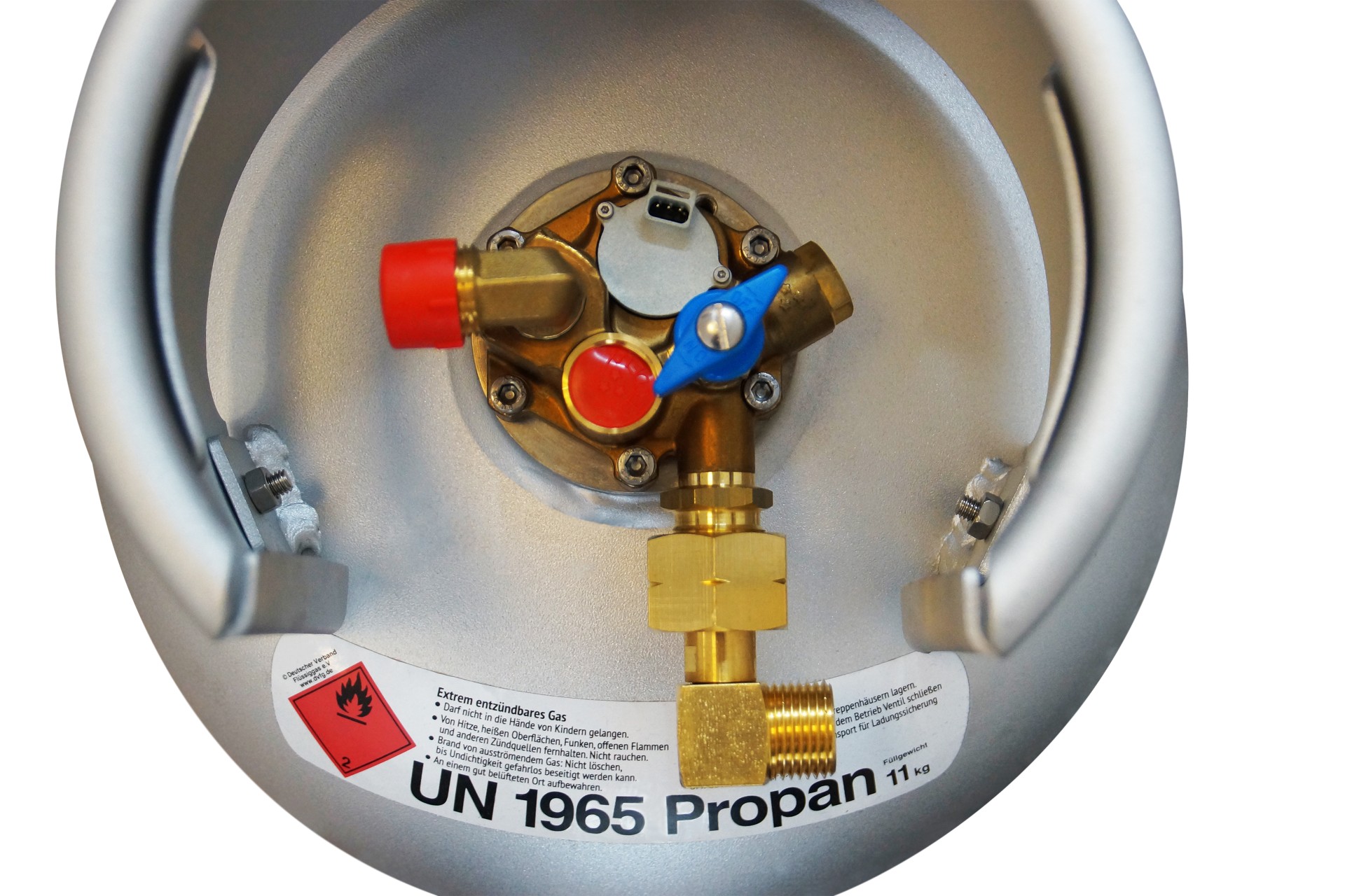 DREHMEISTER Codo conexión rosca G.5 = W21.8 x 1/14 LH --> G.12 (KLF)