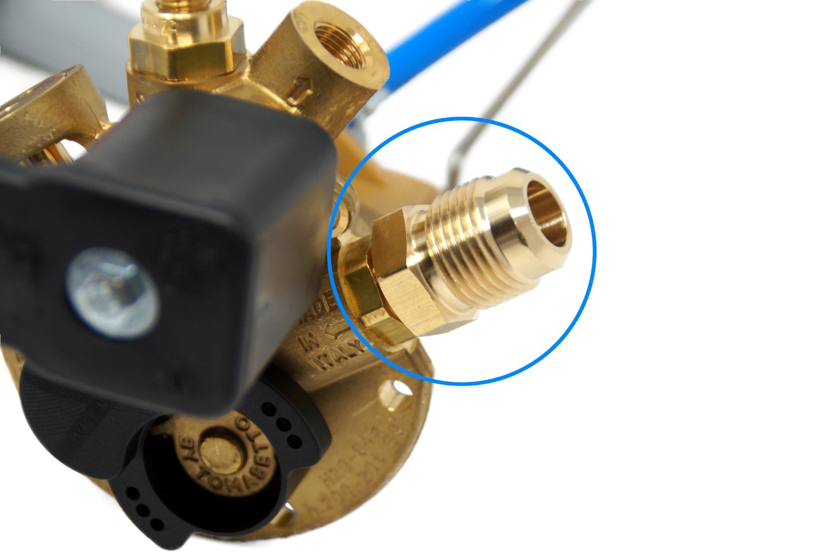 DREHMEISTER adapter 3/4 UNF filling hose to G1/4 thread (multivalves/filling valves)