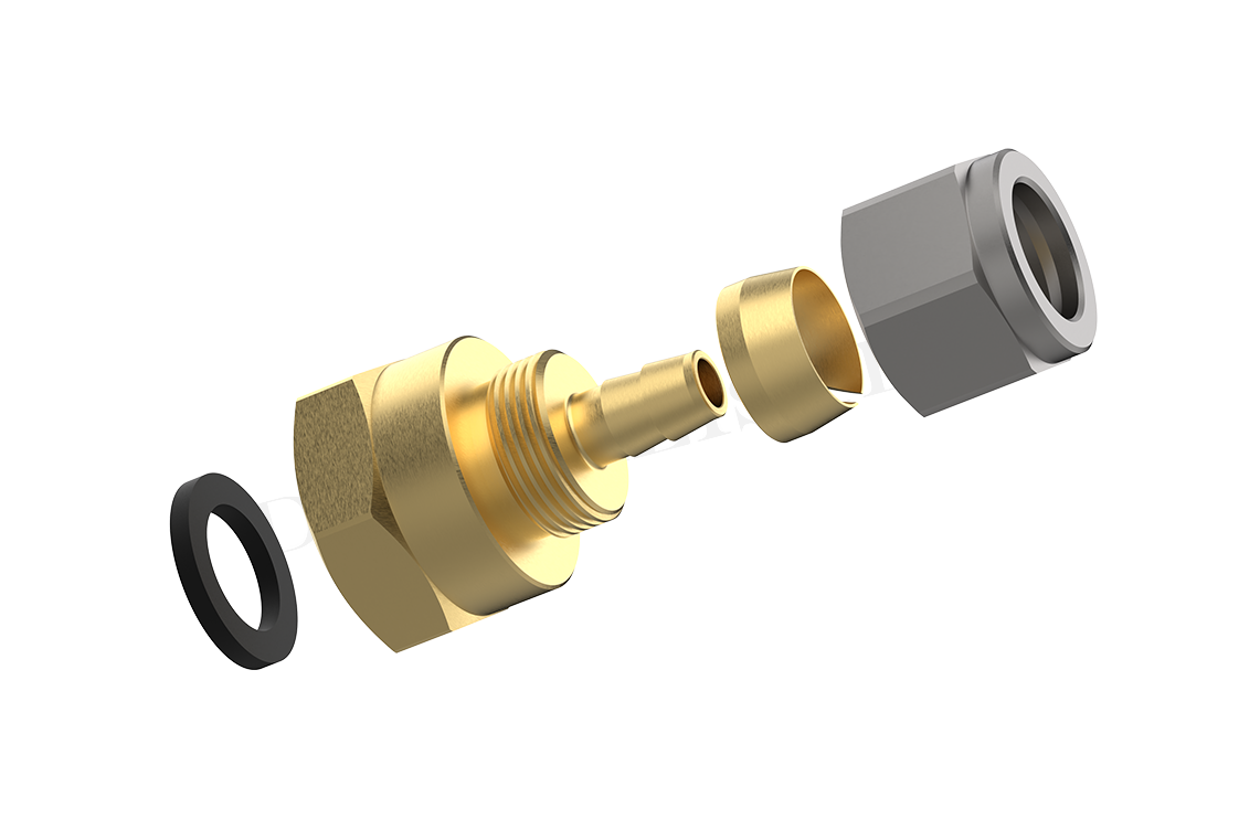 DREHMEISTER Adattatore M20x1,5 / tubo flessibile da 8 mm