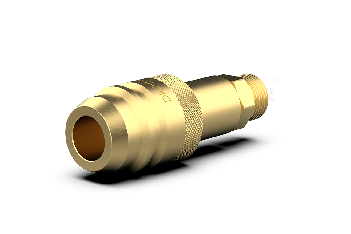 DREHMEISTER Euronozzle LPG Adapter mit 3/8 NPT Gewinde - Füllventil 4-Loch-Tank