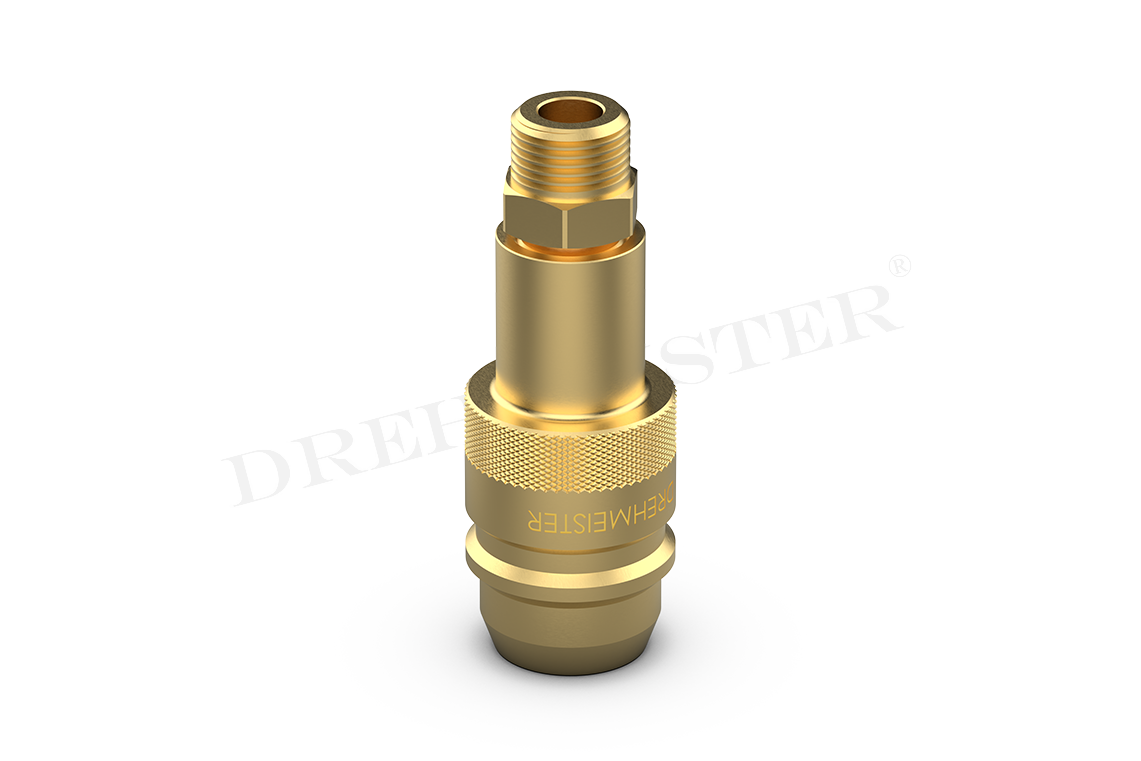DREHMEISTER Euronozzle LPG Adapter mit 3/8 NPT Gewinde - Füllventil 4-Loch-Tank