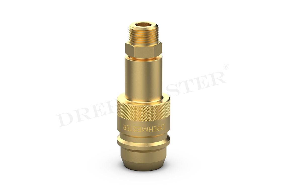 DREHMEISTER Euronozzle LPG Adapter mit 3/8 NPT Gewinde - Füllventil 4-Loch-Tank