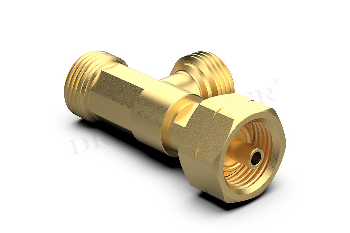 DREHMEISTER T-Stück Anschlussgewinde Kleinflasche G.12 = W21.8 x 1/14 LH