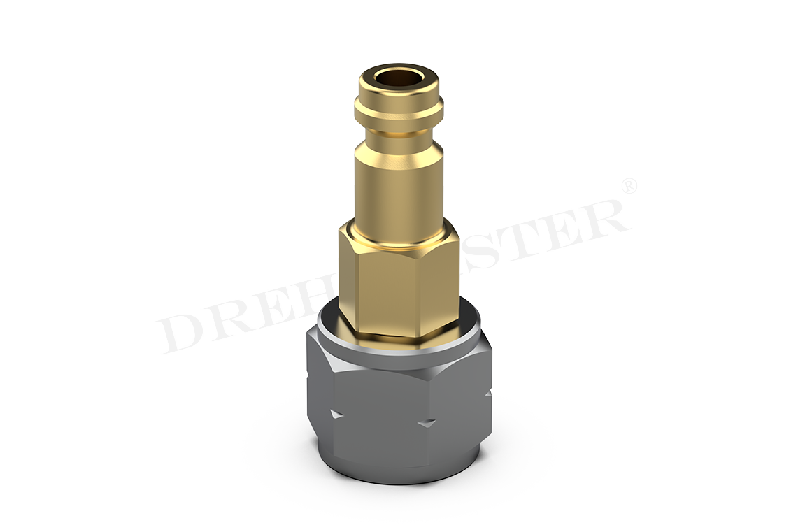 DREHMEISTER LPG transfer nozzle for small propane cylinders, craftsmans cylinder W 21.8 x G 3/8 LH