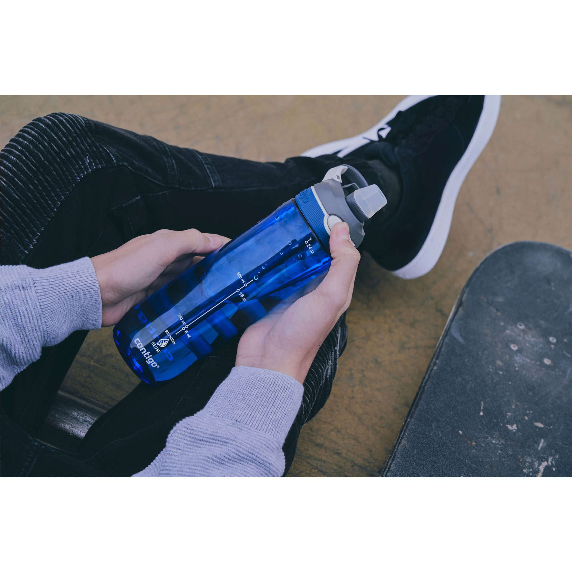 contigo® Ashland AUTOSPOUT Bottiglia dacqua Tritan Renew 720 ml - Blue