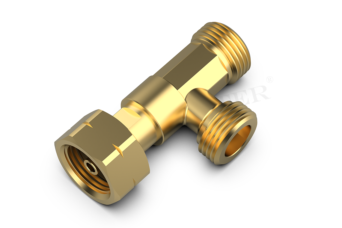 DREHMEISTER Raccordo a T - Guscio x 2 x G.5 = L21,8 x 1/14 LH