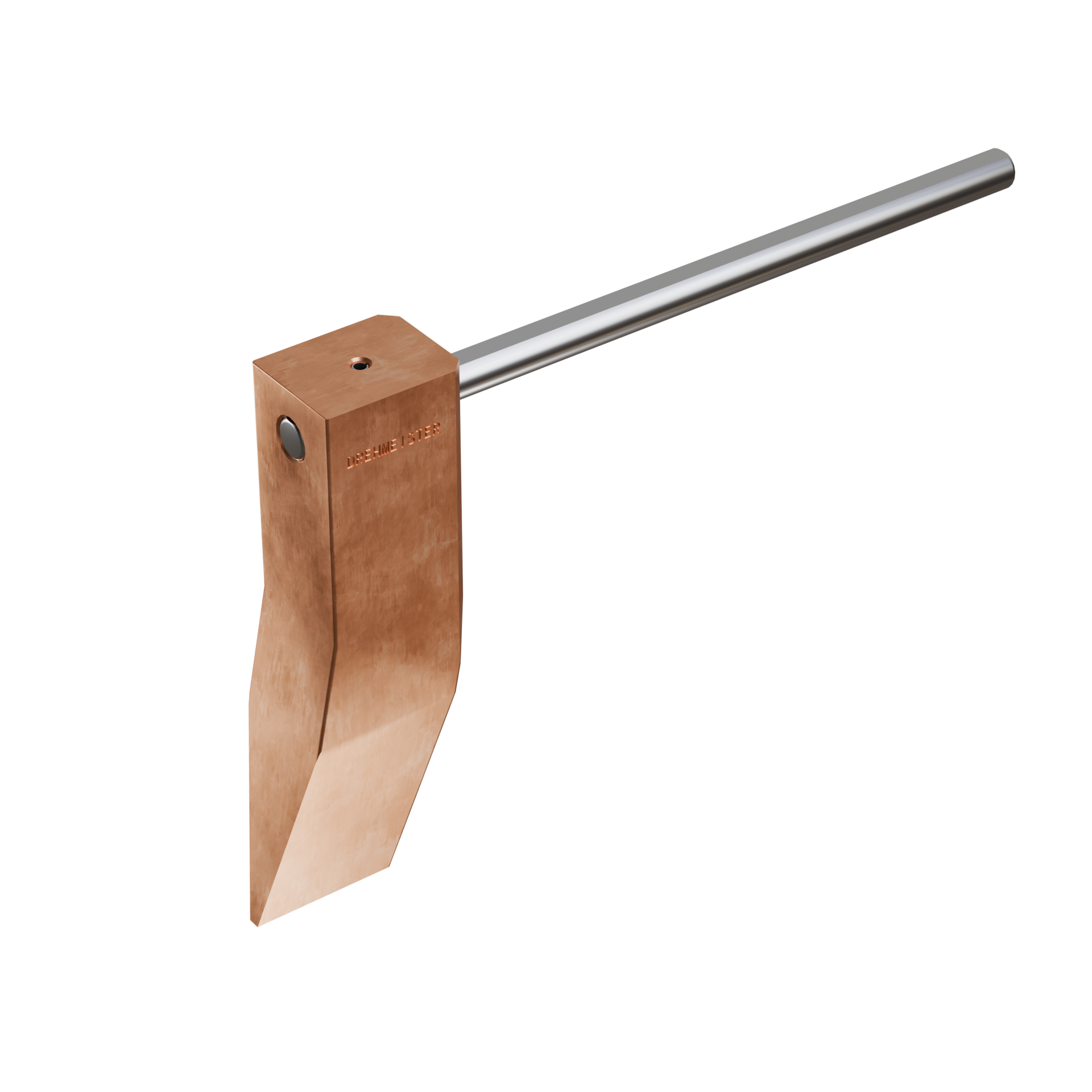 DREHMEISTER Punta de soldador de cobre de 350 g para soldar cobre, soldadura blanda