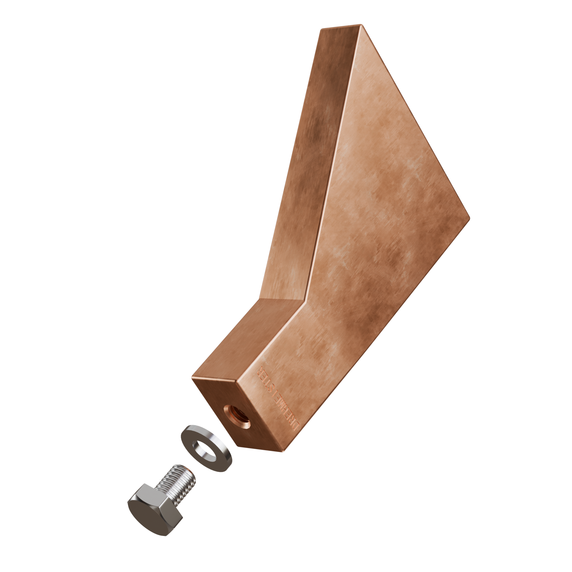 DREHMEISTER Punta de soldador de cobre de 750 g para soldar cobre, soldadura blanda