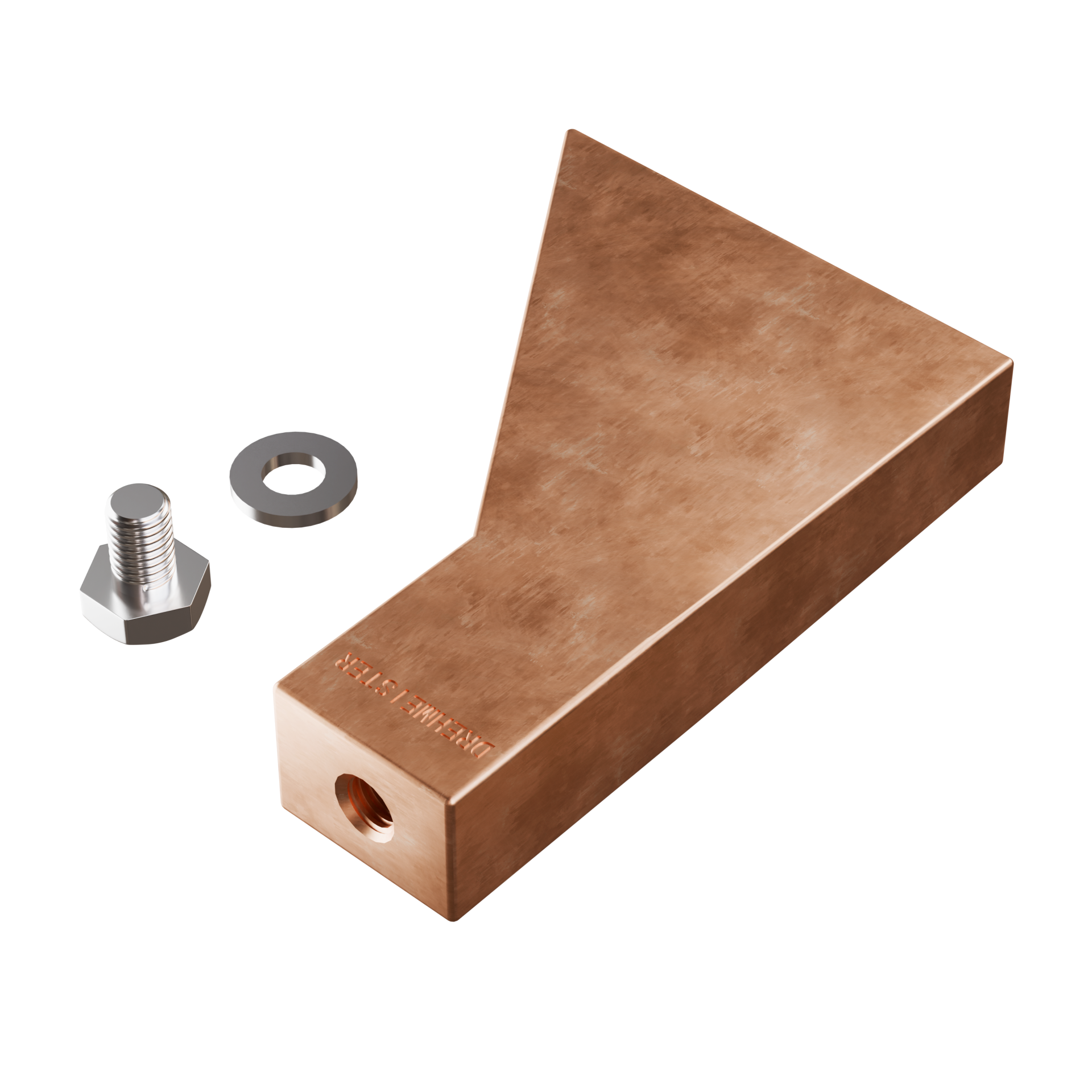 DREHMEISTER Punta de soldador de cobre de 750 g para soldar cobre, soldadura blanda