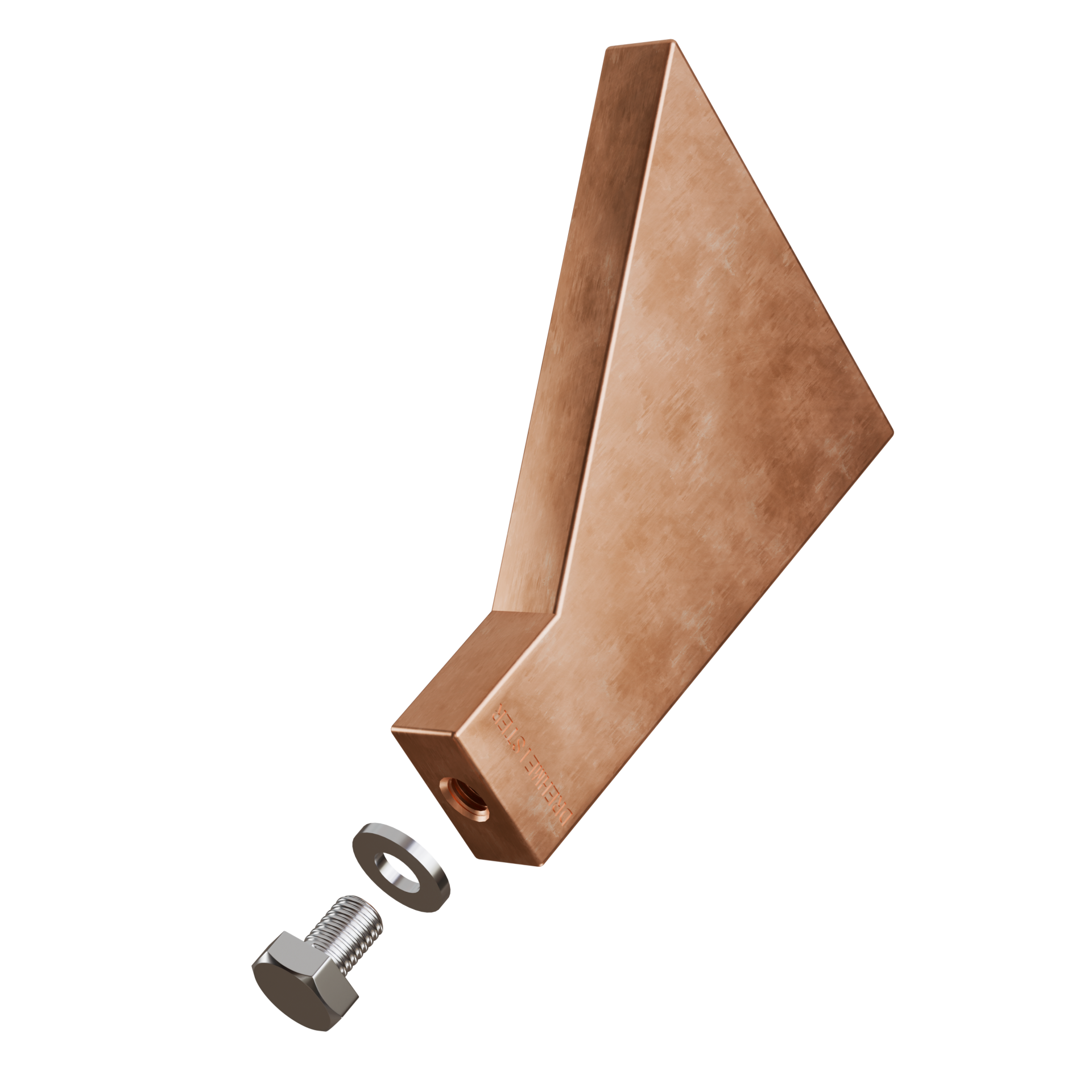 DREHMEISTER Punta de soldador de cobre de 600 g para soldar cobre, soldadura blanda